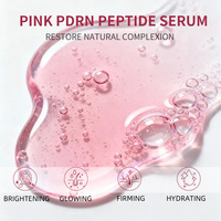 Sérum Visage Rose PDRN Peptide en Gros, Lissant, Hydratant, Raffermissant et Éclaircissant à la Niacinamide