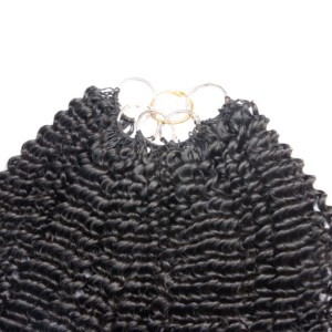 Mèches de cheveux humains vierges à double tirage, ondulation Water Wave, pour crochet, en vrac, pointes pleines - Product Image 3
