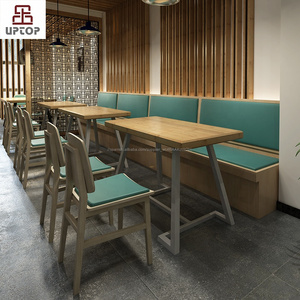 (SP-CS162f) 2020New design stylish Varnish guaranteed quality <span class=keywords><strong>restaurant</strong></span>+sets dinning table set other commercial furniture - Product Image 3