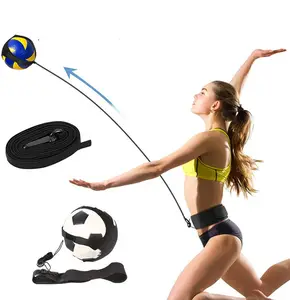 Volleyball Training Equipment Aid Great Trainer for solo Practice of Serving Setting Spiking and arm Swings Returns the ball Aft