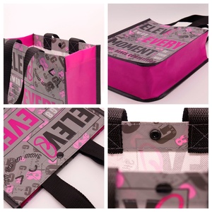 <span class=keywords><strong>Bolsa</strong></span> de Compras de Regalo Reutilizable Ecológica Personalizada, <span class=keywords><strong>Bolsa</strong></span> de Mano de Tela No Tejida Estilo Lulu con Logotipo Impreso - Product Image 2