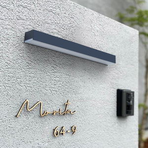 Luz de cartelera solar 16led Blanco/lámpara de jardín de pared cálida impermeable IP65 para letrero de placa de puerta - Product Image 2