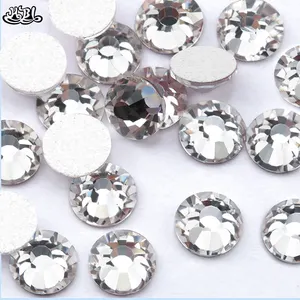 Honor Of Crysal Non Hot Fix Crystals Clear Color Best Quality SS10 rhinestone for nail