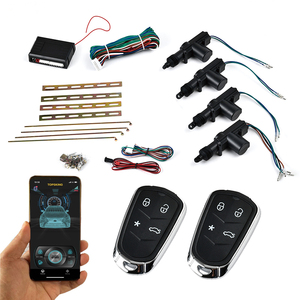 Système d'entrée sans clé télécommandé Serrure centrale en ABS avec application de contrôle mobile et dé<span class=keywords><strong>verrouillage</strong></span> automatique à induction pour <span class=keywords><strong>portes</strong></span> et fenêtres - Product Image 1