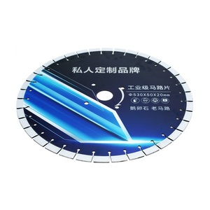 Hoja de sierra de Diamante Azul profesional <span class=keywords><strong>para</strong></span> cortar hormigón, logotipo OEM personalizable, hecho Industrial en China <span class=keywords><strong>para</strong></span> guijarros de disco de carretera antigua - Product Image 4
