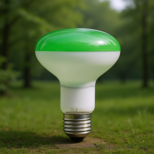 Bombilla Reflectora Verde R80 E27 230V 60W Lámpara de Luz Incandescente - Product Image 3