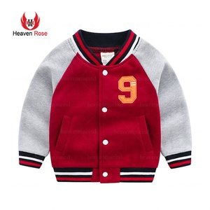 Veste universitaire personnalisée pour enfants vente en gros Veste de baseball d'hiver de haute qualité Mode OEM Vêtements d'extérieur pour enfants Approvisionnement en gros - Product Image 3