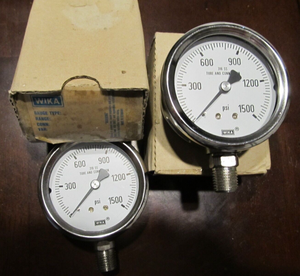 (1) 9768637ゲージ0-1500 Psi (ボックスで新しい) - Product Image 1