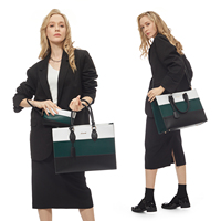 Sac à main de luxe LOVEVOOK 2025, sac à main pour ordinateur portable en cuir PU 15,6 17 pouces pour femmes, sac à bandoulière tendance pour le bureau, les voyages quotidiens