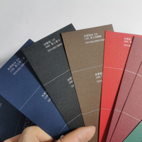 Papier spécial couché imprimable SY, papier cartonné texturé gaufré noir 300g, feuille A4 pour impression offset