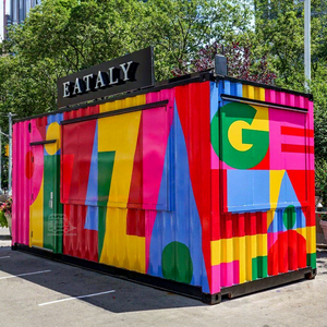 20ft Modular Industrial Outdoor Shipping Container Cafe Store Philippines Coffee <b>Shop</b> Bar Food Kiosk - Product Image 1