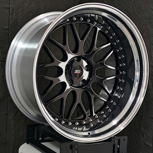 Juego de 3 Ruedas Forjadas Personalizadas en Oro Rosa, con Borde Profundo, Aleación de Aluminio 6061-T6, para Autos Deportivos y Convertibles, Tuning Posventa - Product Image 2