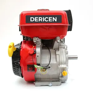 Dericen ब्रांड क्षैतिज शाफ्ट इंजन की नाव का इस्तेमाल किया हवा ठंडा 420CC विस्थापन 190F 15hp पेट्रोल इंजन