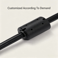 Cable de comunicación USB industrial de alta velocidad, ensamblaje de cable USB macho a Mini DIN de 8 pines, adaptador de cable de depuración y descarga, carcasa de marca DC