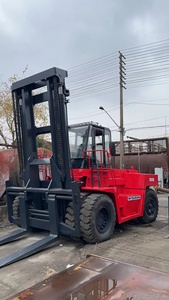 Montacargas Usado Mitsubishi FD250 de 25 Toneladas, en Venta, con Existencias de 30 y 20 Toneladas, en Buen Estado de Funcionamiento, Pocas Horas de Uso, en el Puerto de Shanghái - Product Image 4