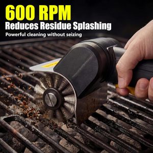 Brosse électrique SEB pour nettoyer les grilles de barbecue en extérieur, brosse rotative sans fil réglable pour nettoyer les grilles de barbecue - Product Image 4