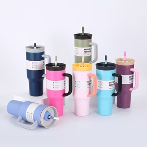 Nouvelle tasse isotherme en acier inoxydable 304 de haute qualité 2026, grande capacité 40 oz avec paille, vente en gros - Product Image 1