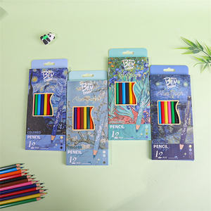 Set di 12 Matite Colorate per Bambini, Set di Apprendimento, Cancelleria Kawaii all'Ingrosso, Set di <span class=keywords><strong>Colori</strong></span> per Pittura Artistica per Studenti - Product Image 6