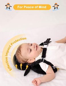 Baby Head Protector <b>Backpack</b> <b>Toddler</b> Walking Fall Head Protection White Black Penguin - Product Image 3