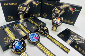 2024 Z91PRO MAX <span class=keywords><strong>montre</strong></span> intelligente de sport pour hommes et femmes 1.5 pouces moniteur de santé BT appel NFC et connectivité Android IP67 étanche - Product Image 2