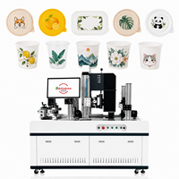 Machine d'impression latérale automatique, imprimante numérique à jet d'encre pour boîtes, gobelets et bols, impression de logo et de codes-barres pour l'industrie manufacturière