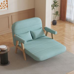 Canapé-<span class=keywords><strong>lit</strong></span> léger et pliable pour hôtel, bureau ou salon, avec accents dorés, idéal pour l'hébergement temporaire - Product Image 2