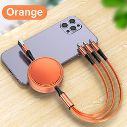 สาย USB สีส้มแบบ3 in 1