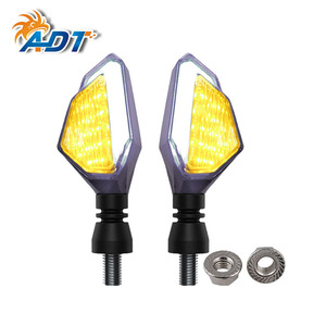 ไฟเลี้ยวหน้า-หลังมอเตอร์ไซค์ ADT 12V สองสี - Product Image 5