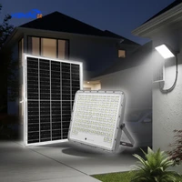 Reflector Solar de 500W, Alta Luminosidad, Carcasa Resistente, Haz Amplio, Larga Duración, Iluminación de Seguridad para Exteriores, Patio y Entrada