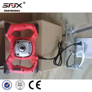 เครื่องผสมสีแบบมือถือ Xinsda Machinery มอเตอร์ AC ตัวเครื่องพลาสติก ปรับความเร็วได้ 6 ระดับ สำหรับผสมสี ปูนซีเมนต์ และวัสดุอุดรอยรั่ว - Product Image 3