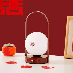 Par de lámparas de mesa portátiles modernas E26 Base de bombilla Lámparas de noche Energí<span class=keywords><strong>a</strong></span> de baterí<span class=keywords><strong>a</strong></span> para habitaciones de bodas mayores Decoración Boda de recién casados - Product Image 5