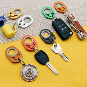 Gadget portable anti-anxiété, jouet porte-clés multicolore, spinner en métal, porte-clés karambit, porte-clés spinner - Product Image 5