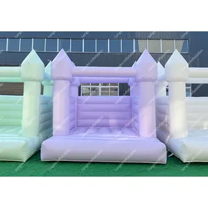 Commerciële Paars Mini Springkasteel Springkussens Bounce Stuitert Huis Voor Bruiloft Familie Party