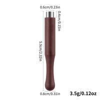 1 pièce Bâtonnet magnétique pour ongles effet œil de chat, avec poignée en silicone souple, outil de manucure magnétique pour créer des motifs d'ongles halo et rayés NAB056