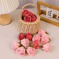 Kunstmatige Zeeprozen 7 CM 50 Stuks Per Doos 3-laags Natuurlijke Aanraking Handgemaakte Cadeaubloemen Bruiloft Moederdag Valentijnsdag
