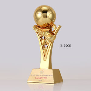 Golden Ball Golden Boot Football Trophy sport Cup Trophy award Resin Crafts <span class=keywords><strong>Ballon</strong></span> <span class=keywords><strong>d</strong></span>'<span class=keywords><strong>Or</strong></span> trofei factory custom - Product Image 4