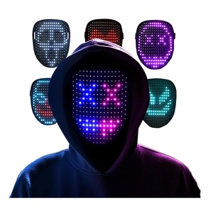 <span class=keywords><strong>Masque</strong></span> transformateur de <span class=keywords><strong>visage</strong></span> unisexe éclairé par <span class=keywords><strong>LED</strong></span> <span class=keywords><strong>Masque</strong></span> de détection de geste pour Cosplay Party Factory Direct d'<span class=keywords><strong>Amazon</strong></span> - Product Image 1