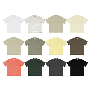 Camisetas Lisas al por Mayor de Alta Calidad, Estilo Oversize, 305 g/m², Ropa Urbana para Adultos y Niños, Camisetas Holgadas de Algodón Grueso - Product Image 5