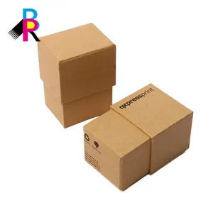 Custom Logo Printing Design High Quality Kraft Recycled Paper Stock Packaging Gift Box