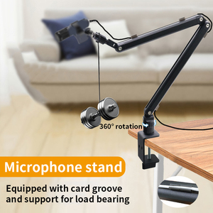 Support de Micro Professionnel Réglable pour Studio de Musique, Pinces pour Enregistrement Musical et Création de Contenu, Support de Microphone OEM/ODM - Product Image 3