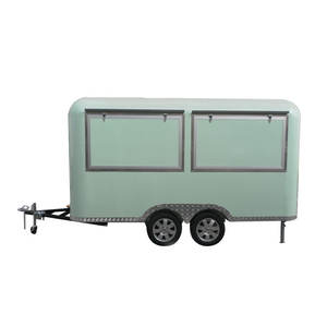 Carré Modèle Rue Mobile Rapide café camion de nourriture vendeur de rue chariot de nourriture remorque à vendre - Product Image 3