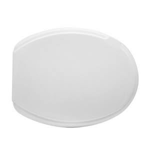 Siège de toilette universel blanc, longueur 45,5 cm, largeur 37 cm, pour toilettes standard - Product Image 1