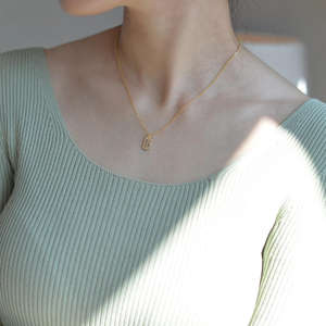 ターニッシュフリーI AMブレイブ十分に強い魅力的な引用ネックレスカスタム刻印犬タグ自己愛ネックレスゴールド - Product Image 5