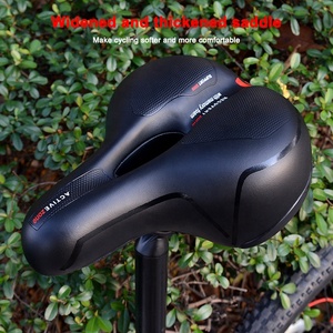 Sillín de Bicicleta Cómodo ZOYOSPORTS de Cuero PU con Memoria y Cojín Suave con Doble Bola de Goma para Absorción de Impactos - Product Image 3