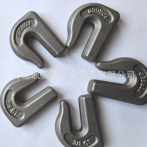 Crochet de grue Kai Ansheng 5/16 3/8 1/2 pouce, demi-crochet soudé pour machines industrielles lourdes, mines, ports, énergie - Product Image 3