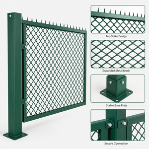 <span class=keywords><strong>Malla</strong></span> Metálica Expandida de Acero Resistente <span class=keywords><strong>para</strong></span> Cercas Perimetrales de Aeropuertos y Protección de Carreteras, <span class=keywords><strong>Malla</strong></span> de Seguridad de Alta Calidad con Orificios en Forma de Diamante - Product Image 6
