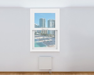<span class=keywords><strong>Ventana</strong></span> de elevación vertical Gaoming <span class=keywords><strong>Ventana</strong></span> corredera vertical simple y exquisita blanca americana personalizada - Product Image 6