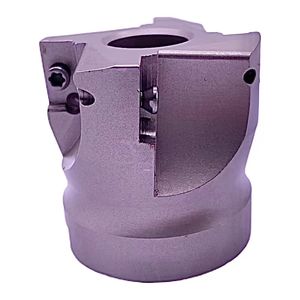 Fresa R390 de acero indexable, cabezal de fresado de hombro de acero, 4 flautas, antivibración, corte de alta eficiencia, 1 unidad - Product Image 5