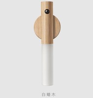 Nouveau produit créatif Veilleuse à capteur de bois Veilleuse inductive rechargeable par USB dans le couloir de l'escalier