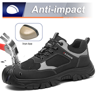 Chaussures de Sécurité Antidérapantes Homme JIANKUN, Vente Chaude, Tige en Tissu Maille Volante et Semelle Intérieure en EVA, Baskets de Randonnée d'Extérieur